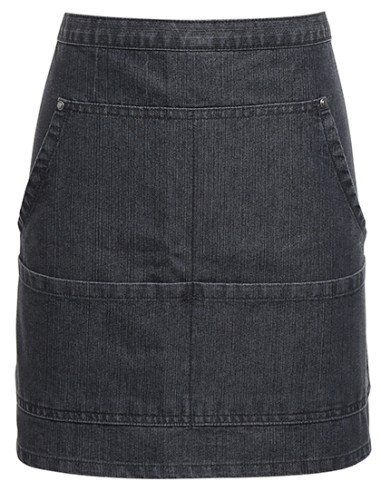 P-PR125-Jeans Stitch Denim Waist Apron